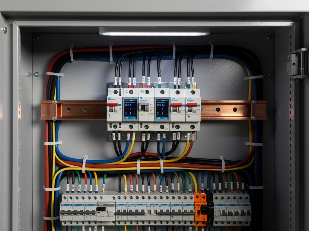 Tableau électrique et protections dédiés à une infrastructure de recharge